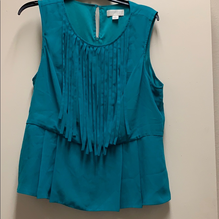 Teal/Green Top